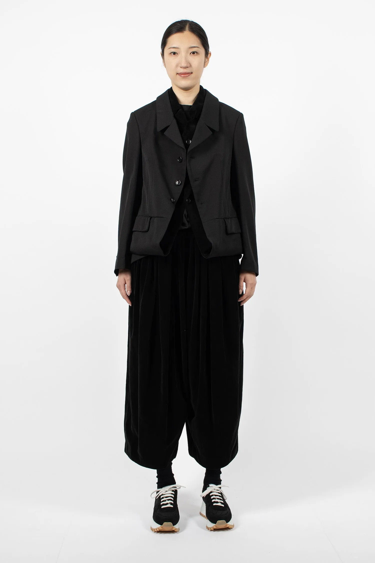 Double-Layered Jacket Black