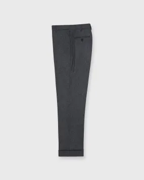 Dress Trouser in Mid-Grey Flannel