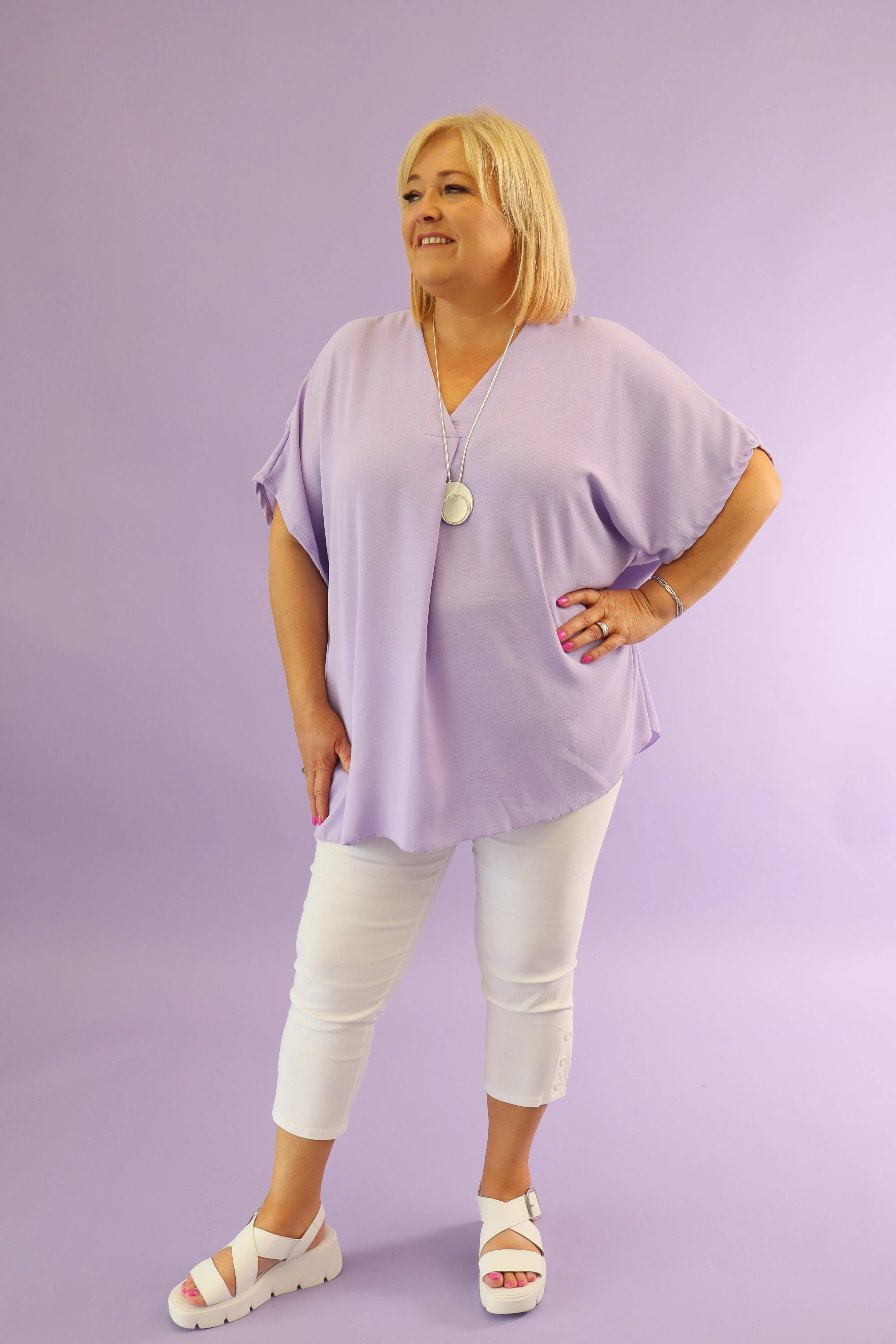 Ellie Blouse in Purple