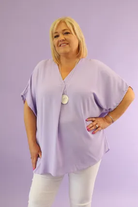 Ellie Blouse in Purple