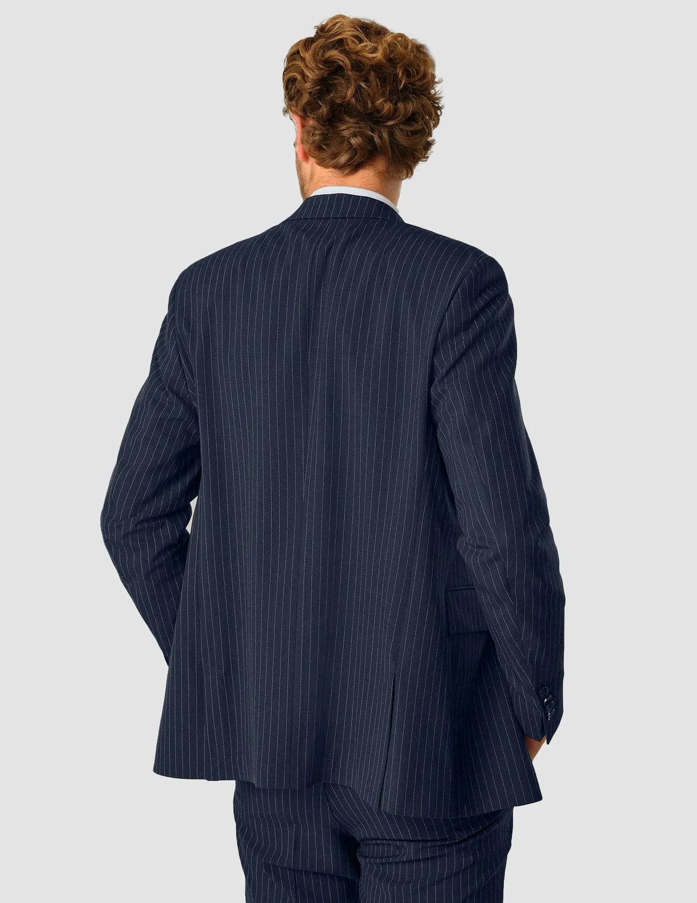 Essential Suit Navy Pinstripe