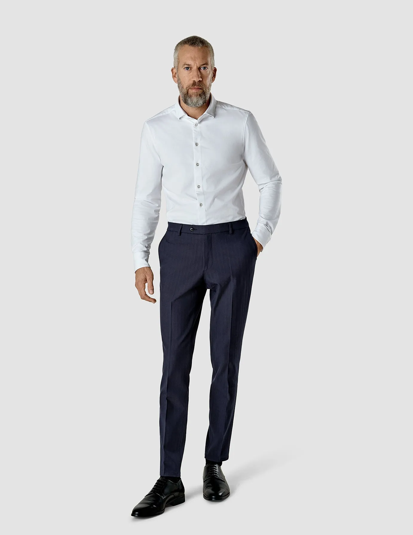 Essential Suit Pants Slim Dark Navy