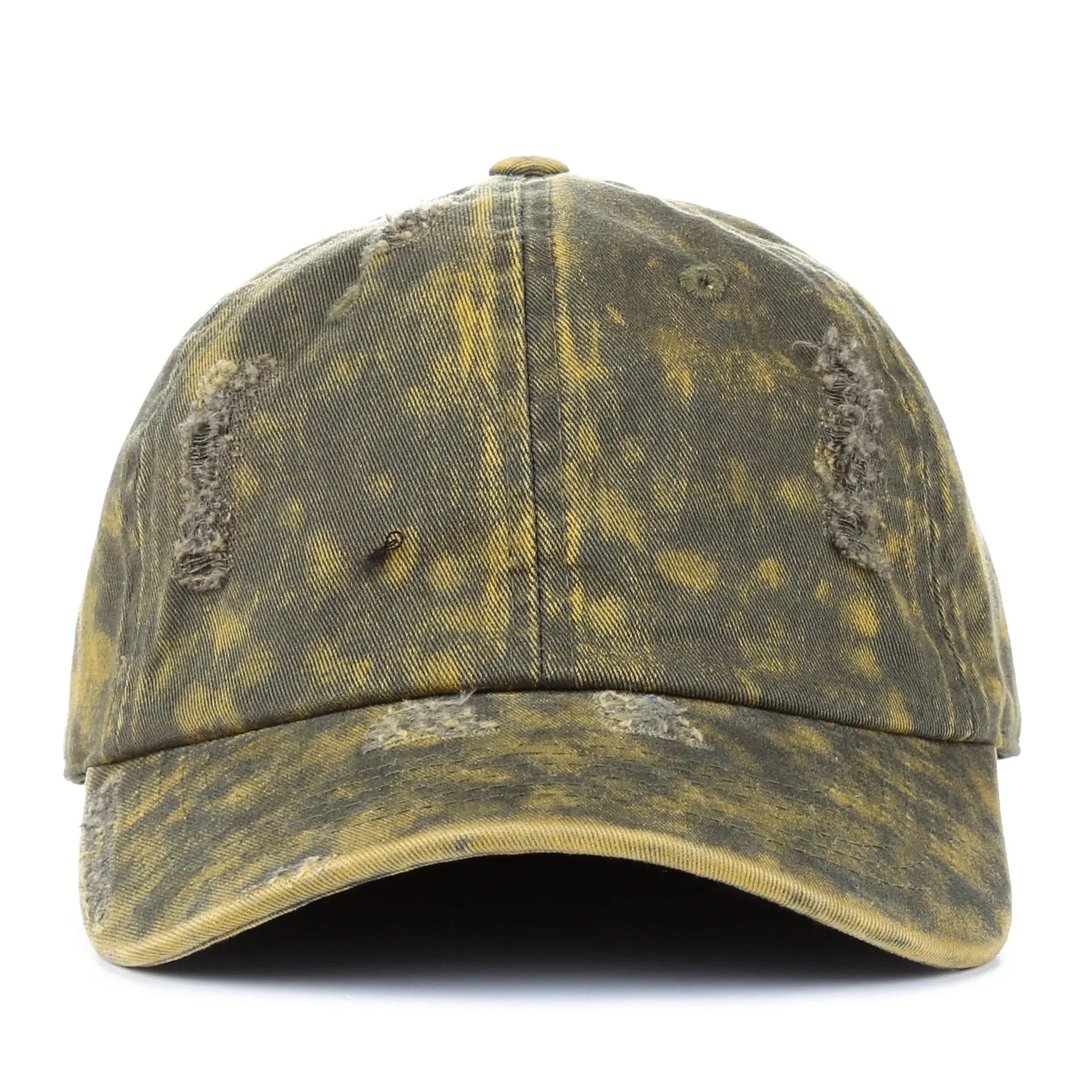 Fashion Distressed Dad Hat - Green