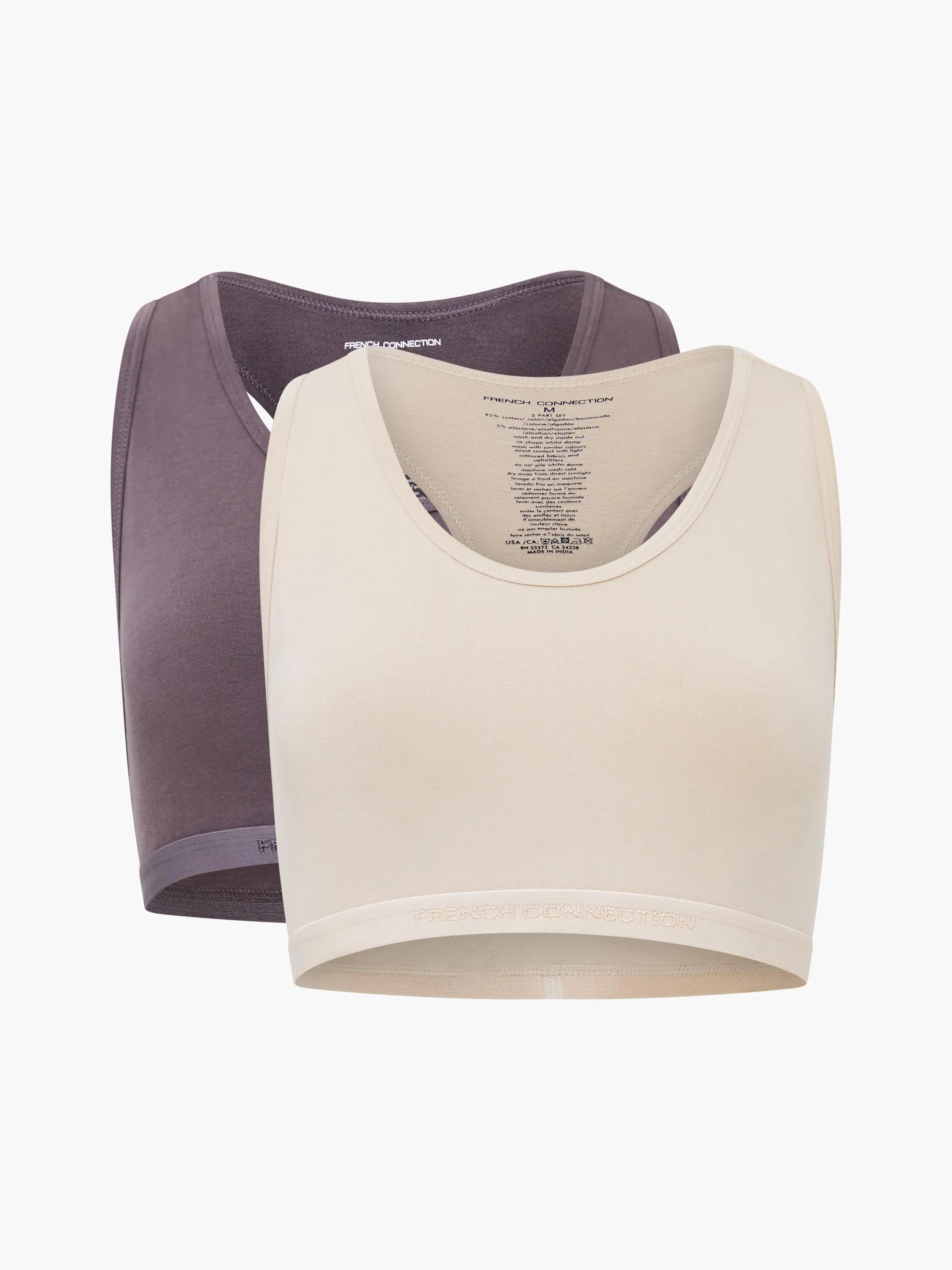 Fc 2 Pack Crop Top 2Cm Tonal