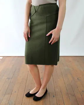 Felted Alpaca Pencil Skirt