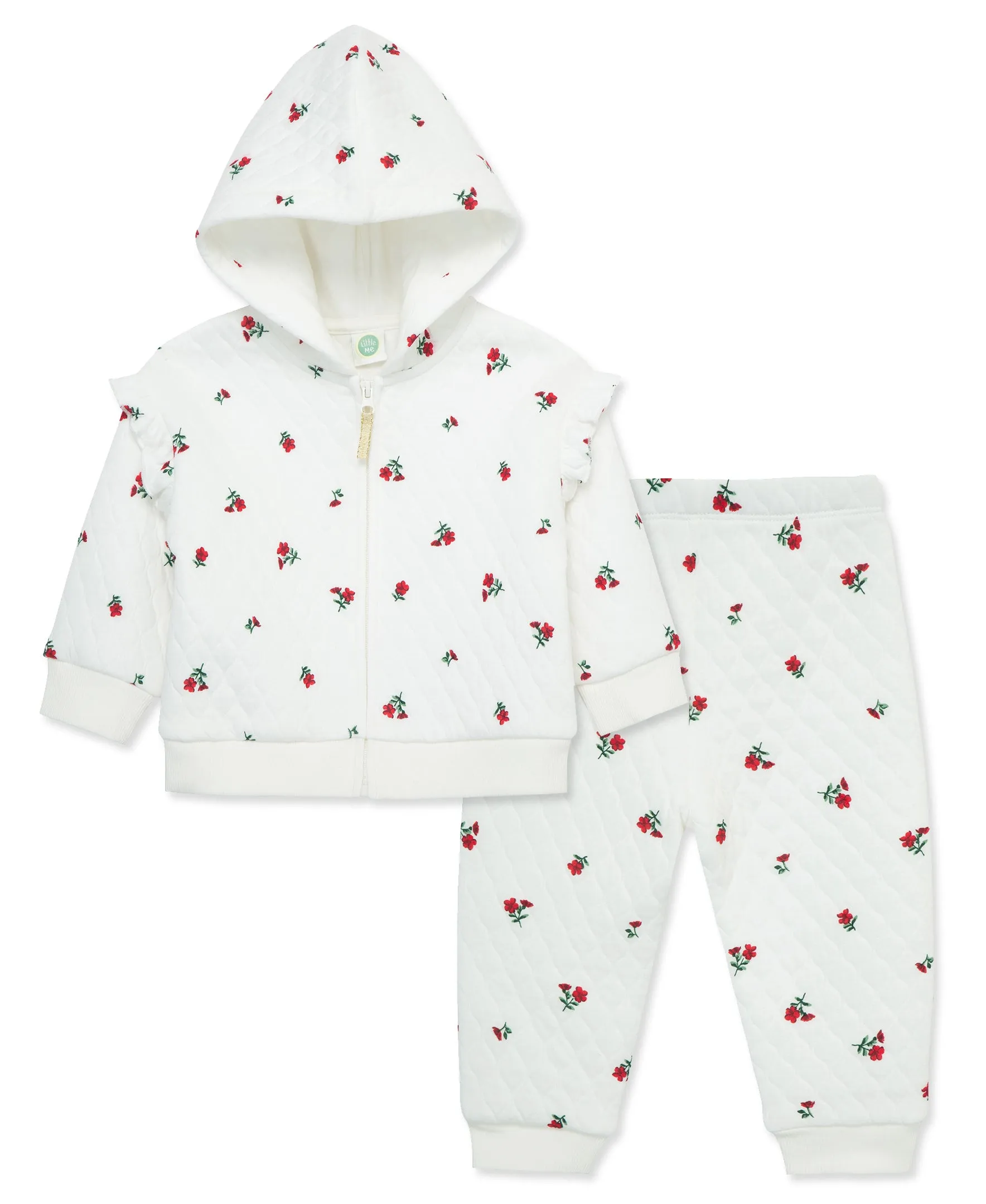 Floral Hoodie Set (2T-4T)