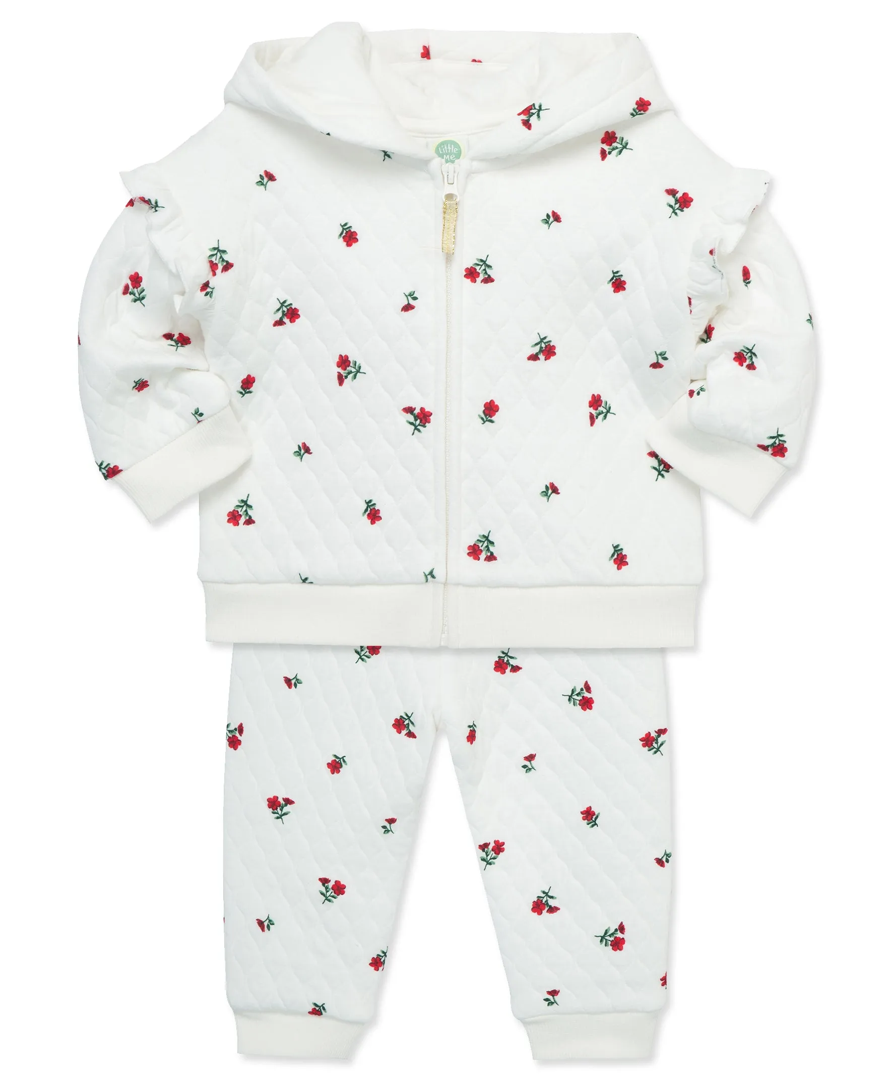 Floral Hoodie Set (2T-4T)