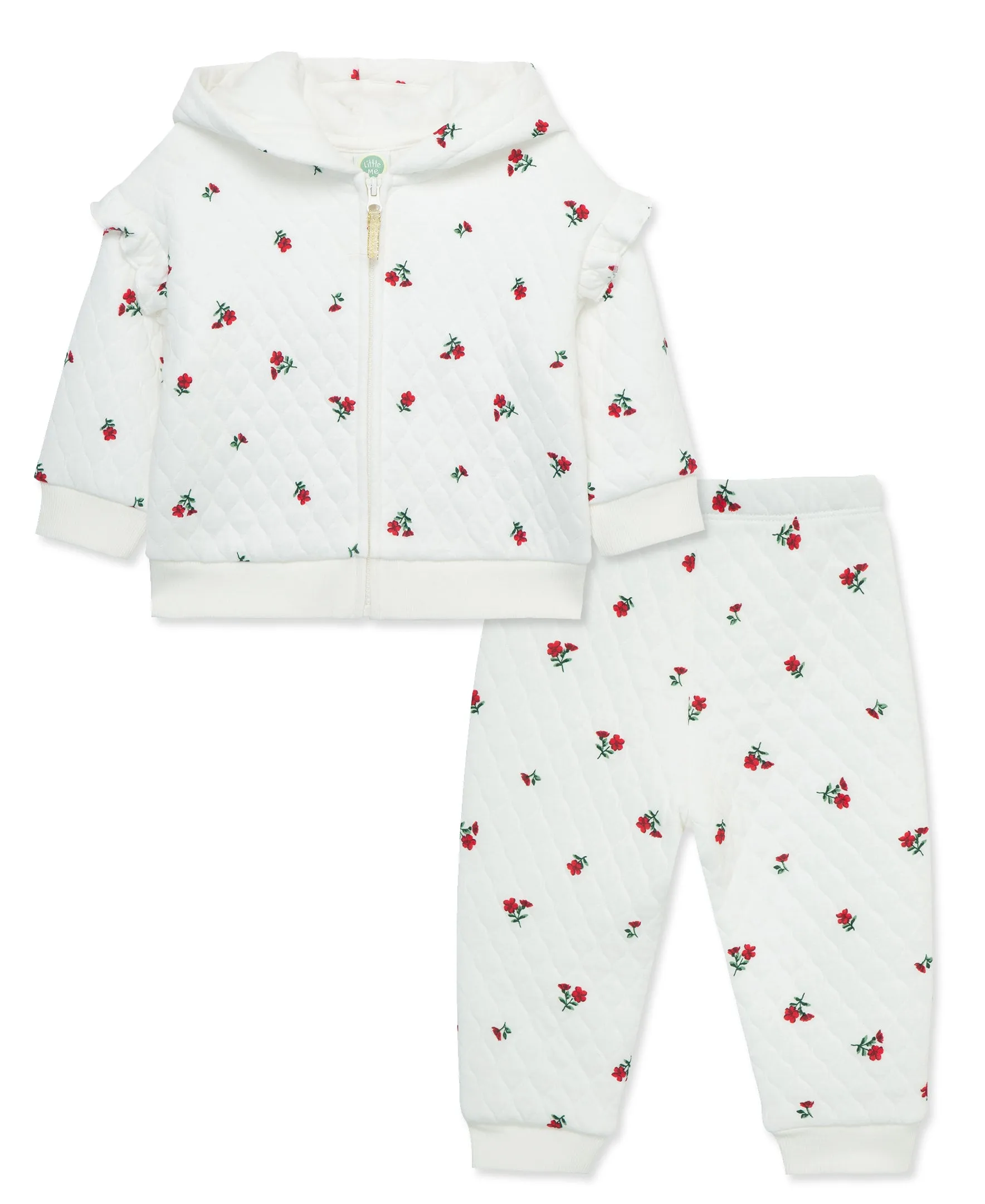 Floral Hoodie Set (2T-4T)