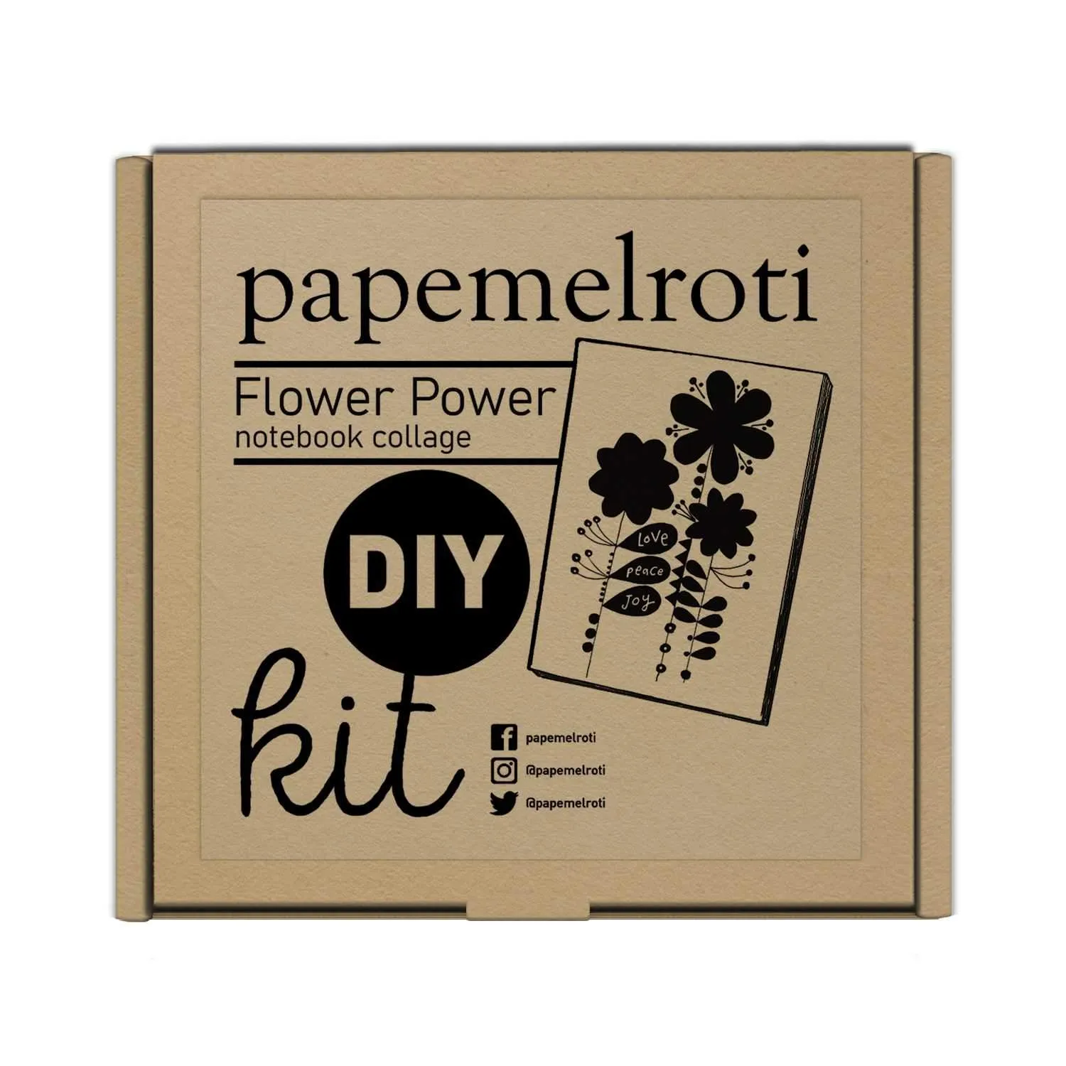 Flower Power Collage DIY Kit