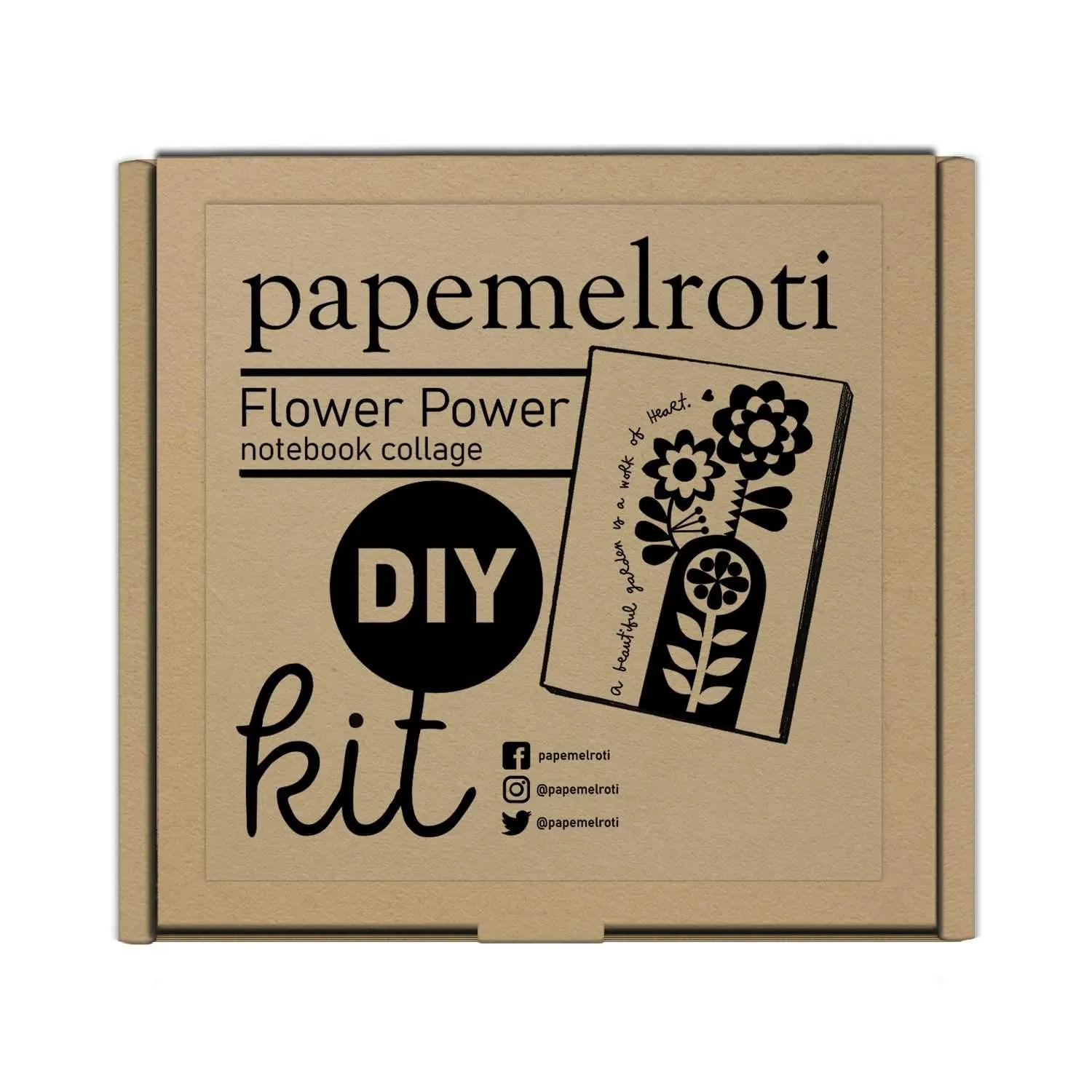 Flower Power Collage DIY Kit