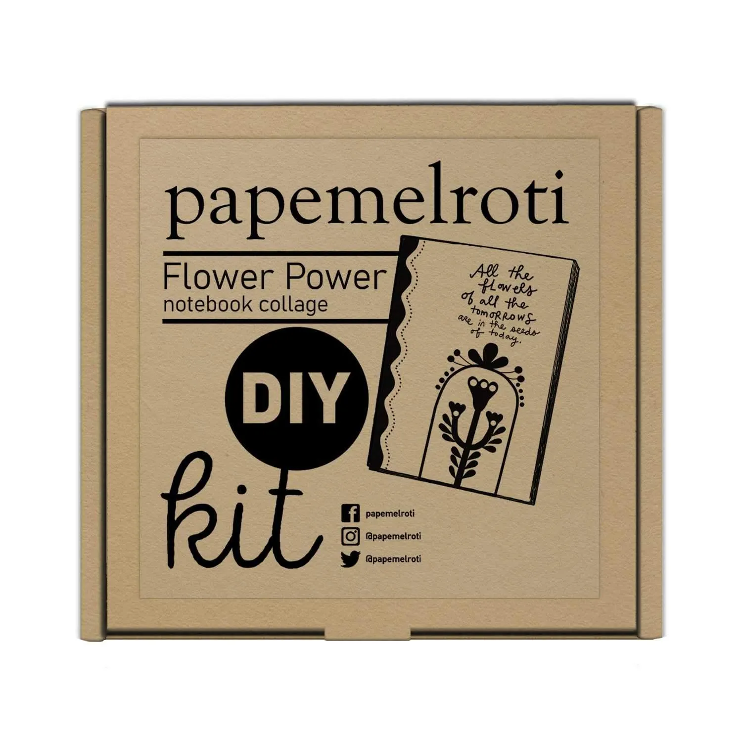 Flower Power Collage DIY Kit