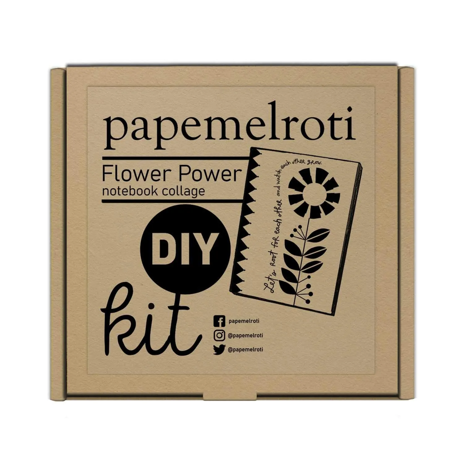 Flower Power Collage DIY Kit