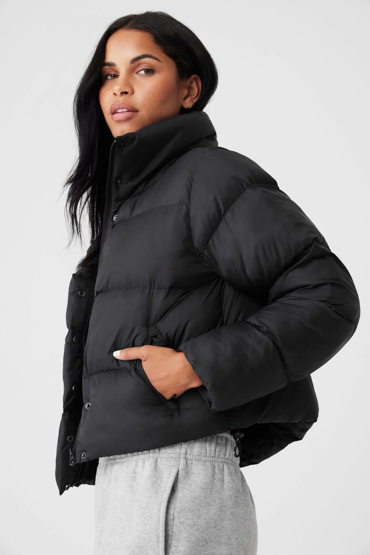 Gold Rush Puffer - Black