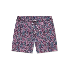 Harbor Stretch Trunk - Coral Fades