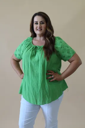 Helen Blouse in Lime