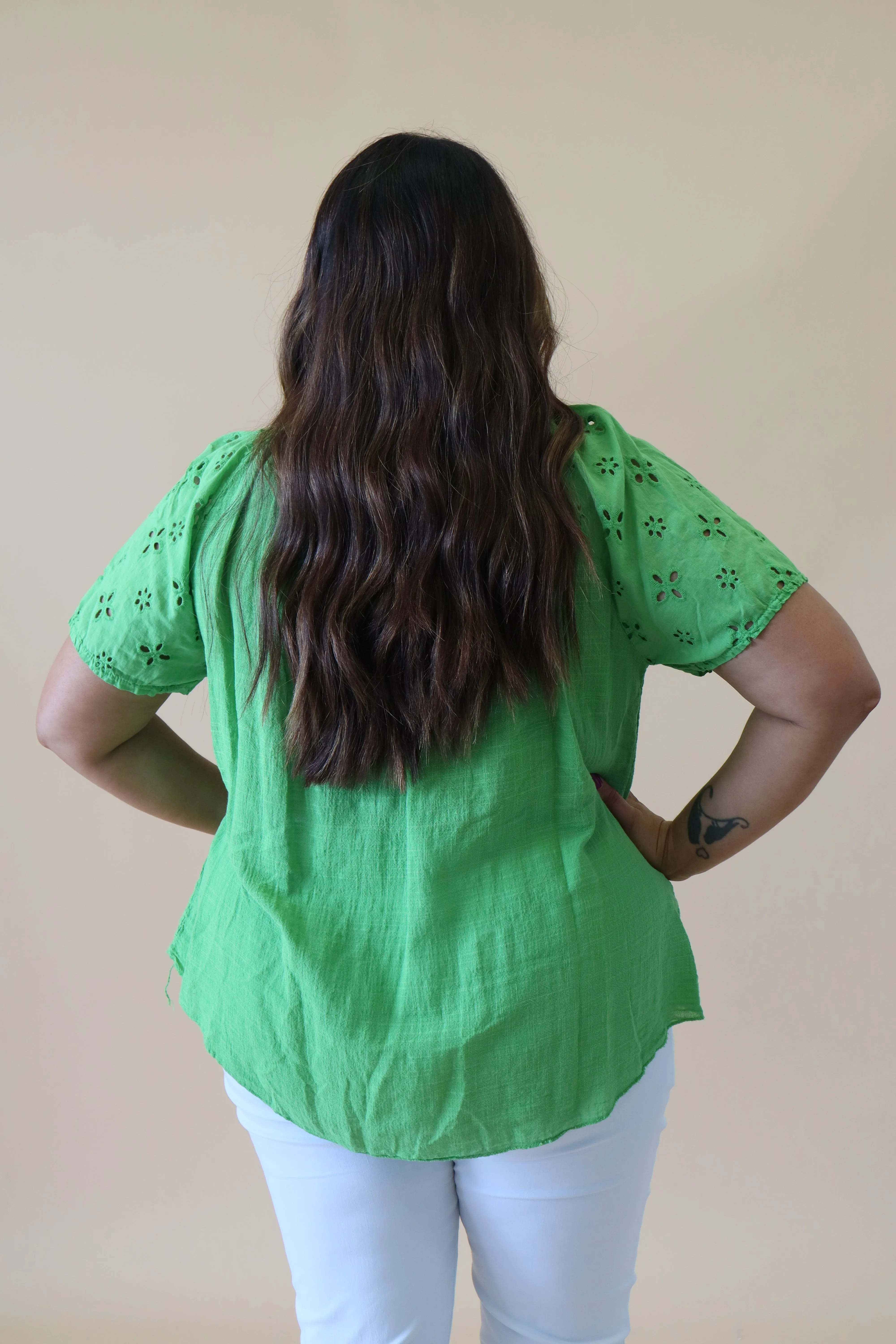 Helen Blouse in Lime