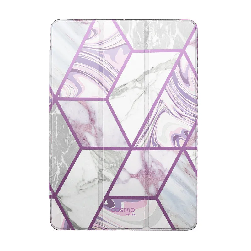 iPad 10.2 inch (2019 | 2020) Cosmo Case-Marble Purple