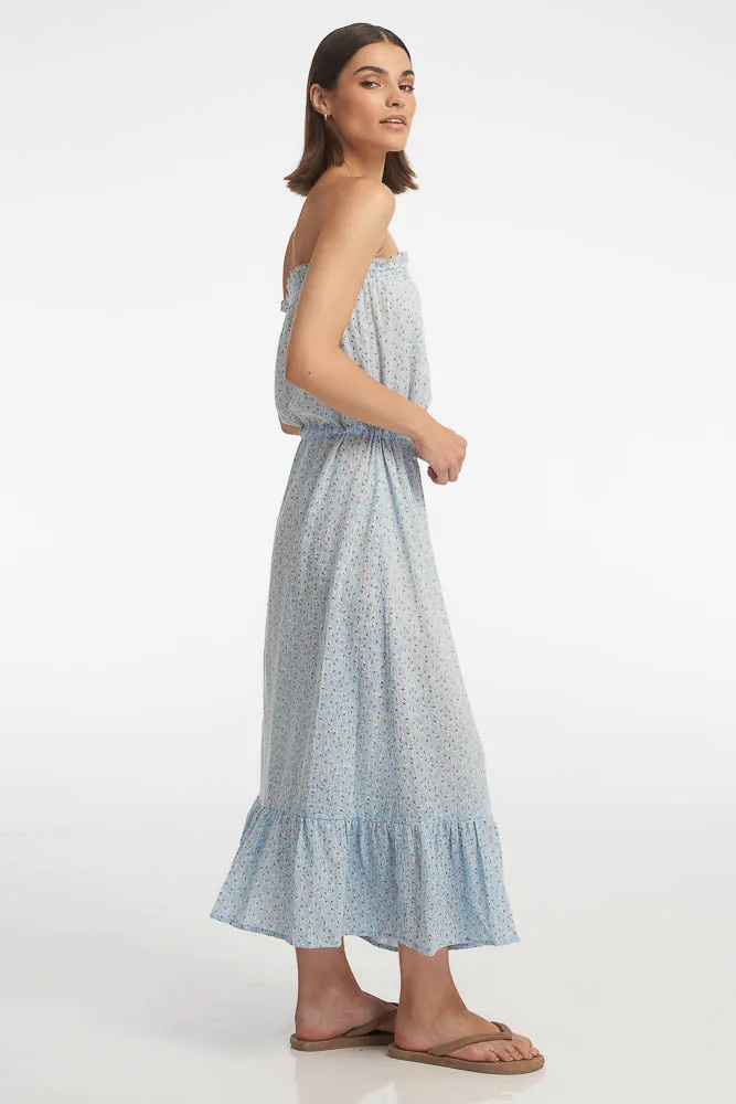 Joanne Maxi Dress / Sky Blossom