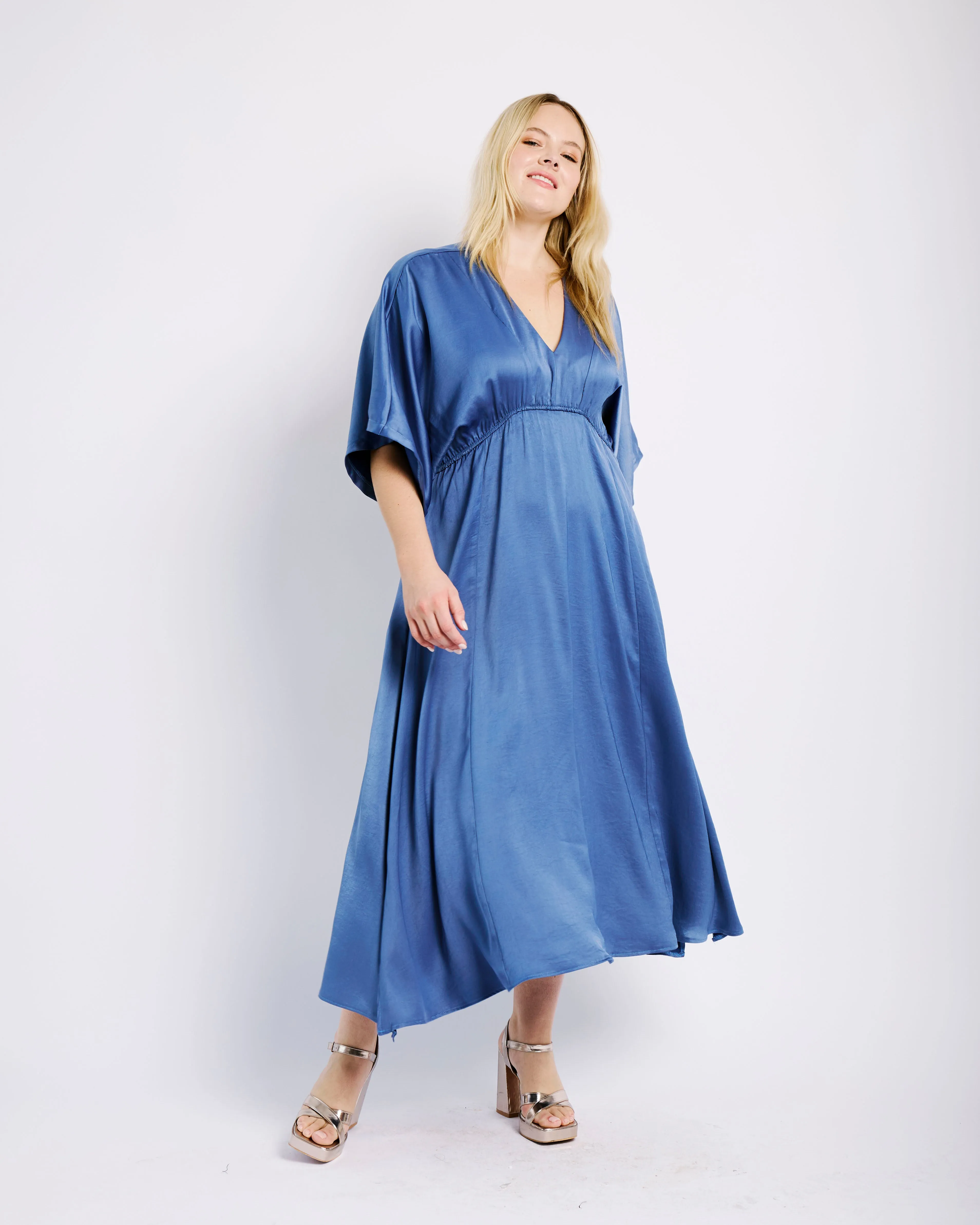 Joy Kaftan in Delft Blue