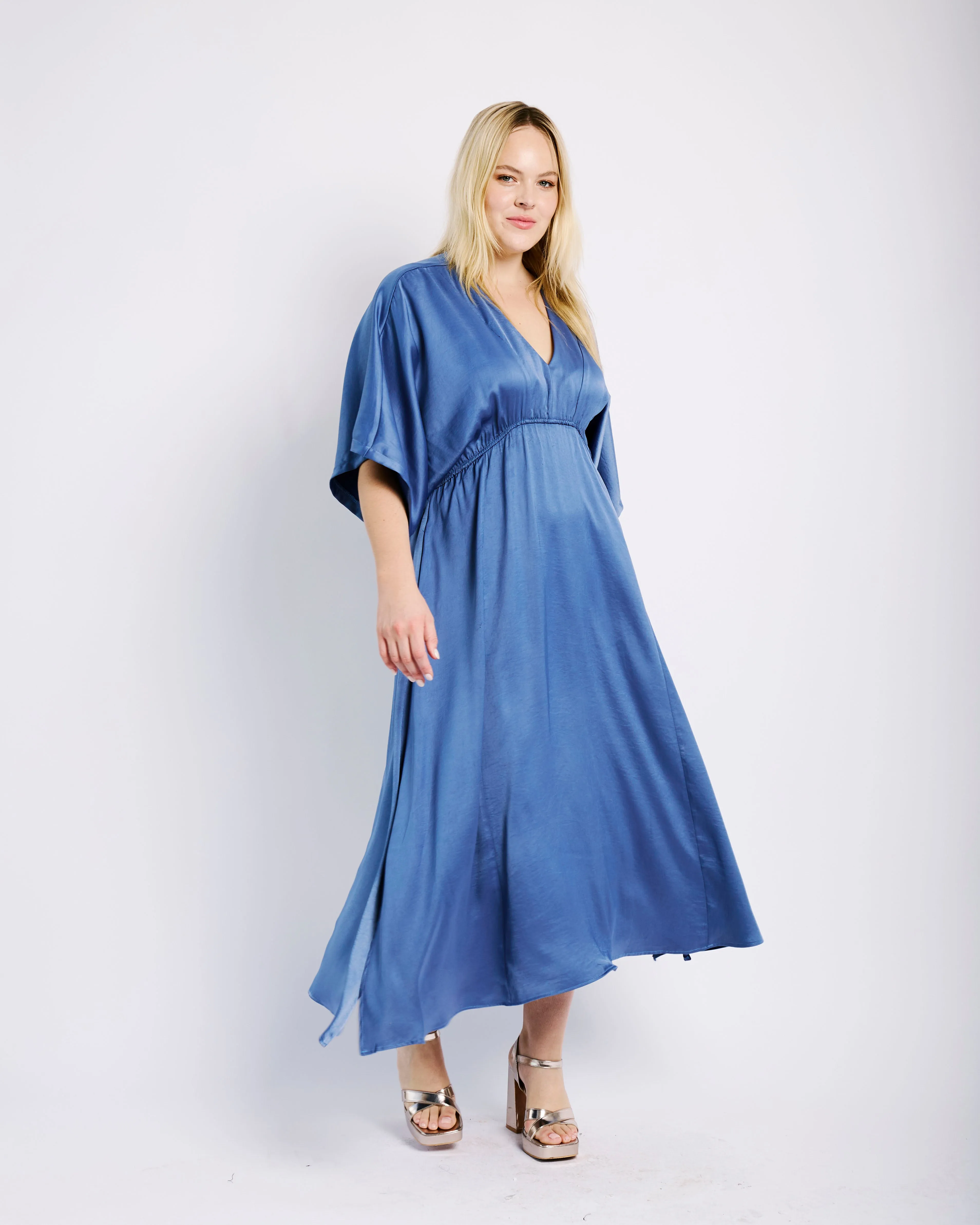 Joy Kaftan in Delft Blue