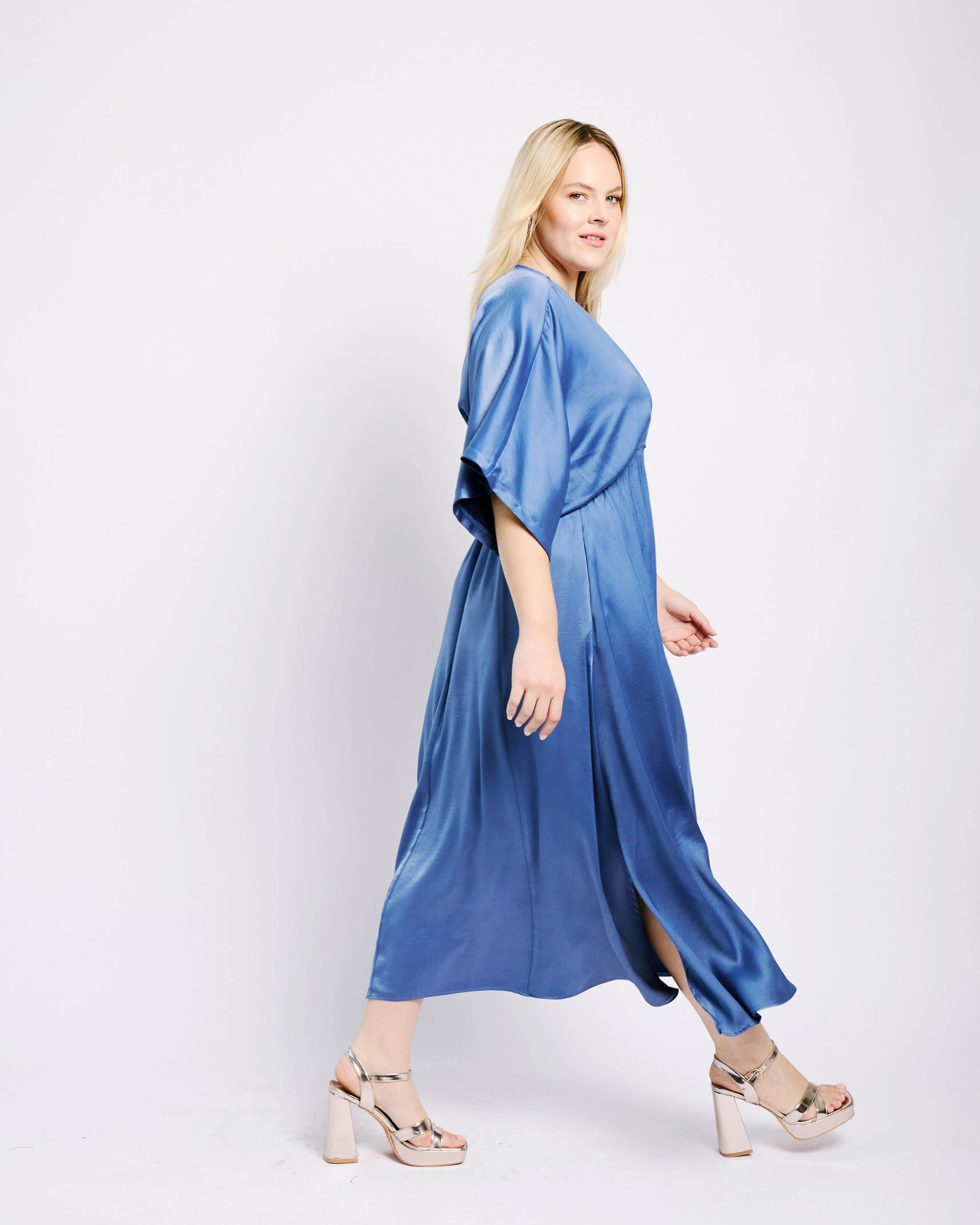 Joy Kaftan in Delft Blue