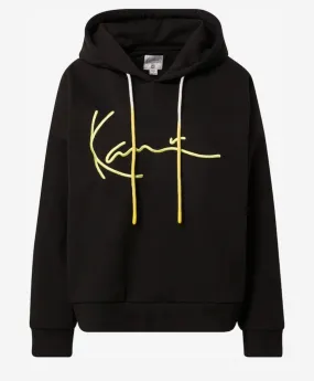 Karl Kani Hoodie W Signature black yellow