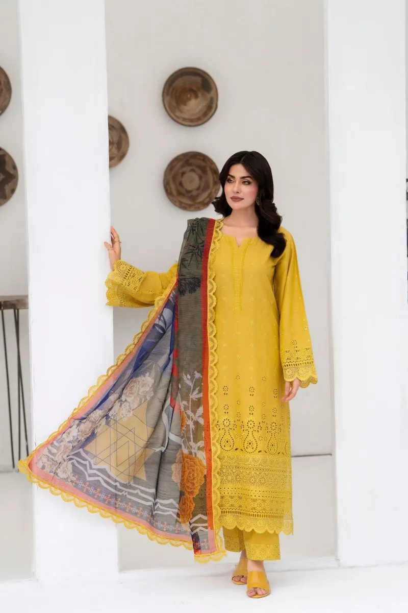 Karma Embroidered Chikankari Cotton Lawn Suit KAR119