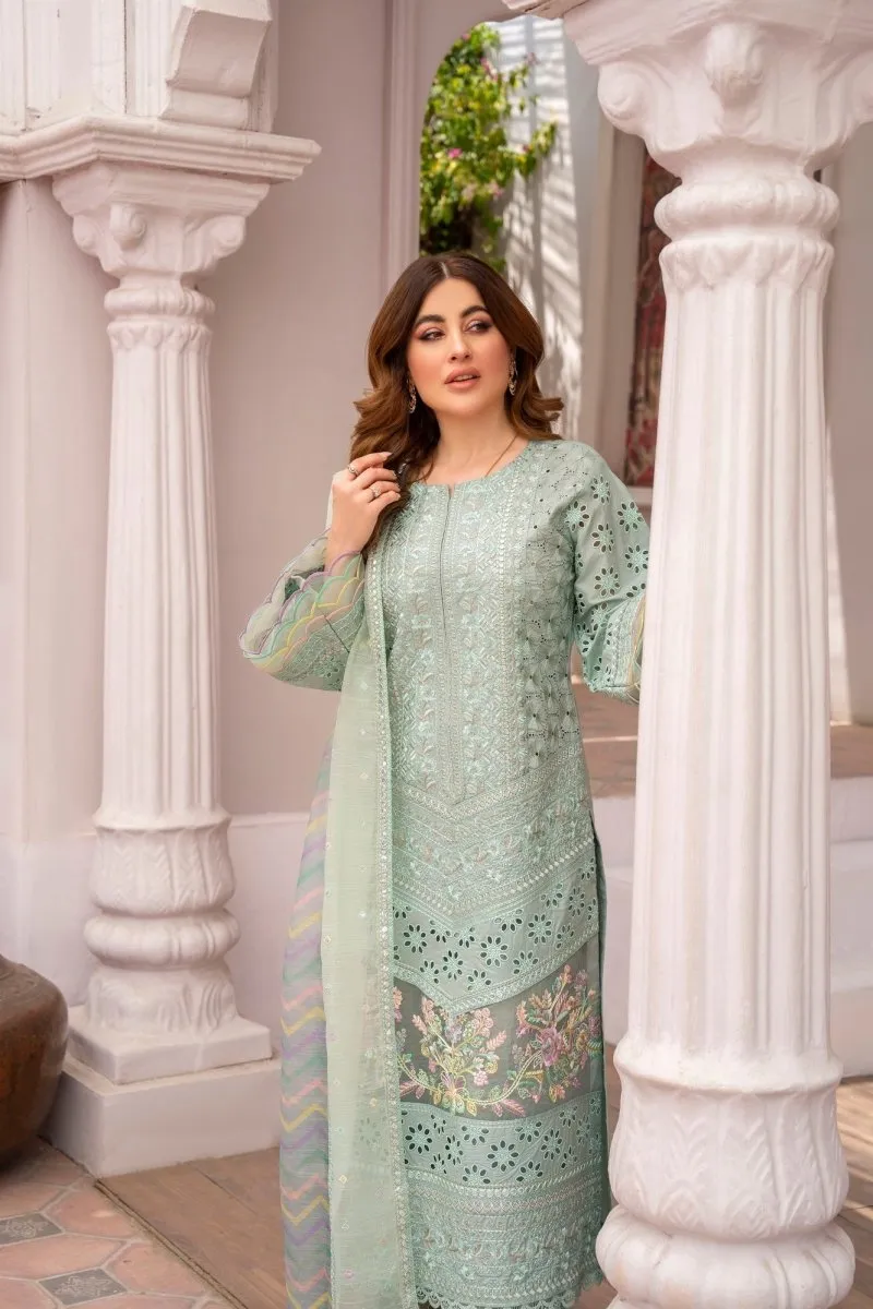 Karma Festive Embroidered Cotton Pakistani Suit KAR102