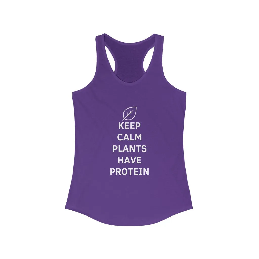 Keep Calm Women's Ideal Racerback Tank