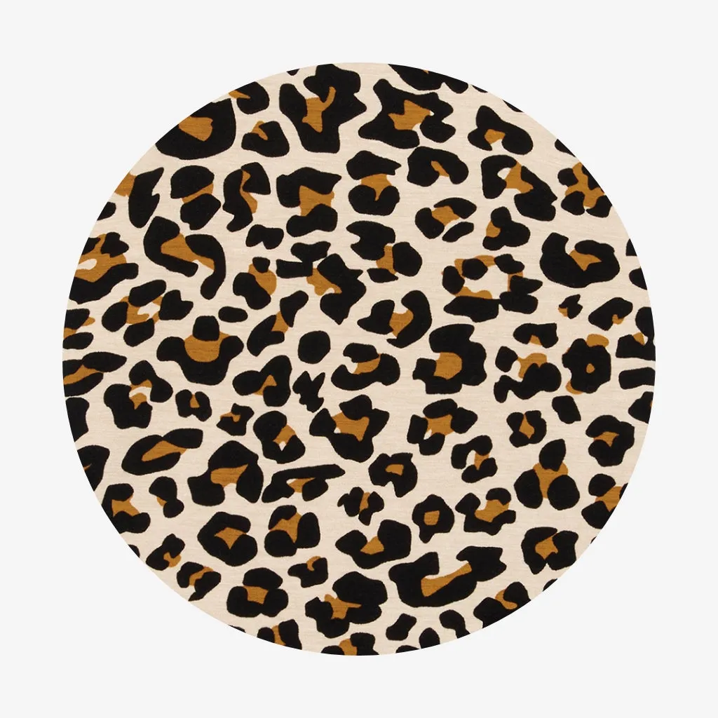 Lana Leopard Tan French Terry Joggers