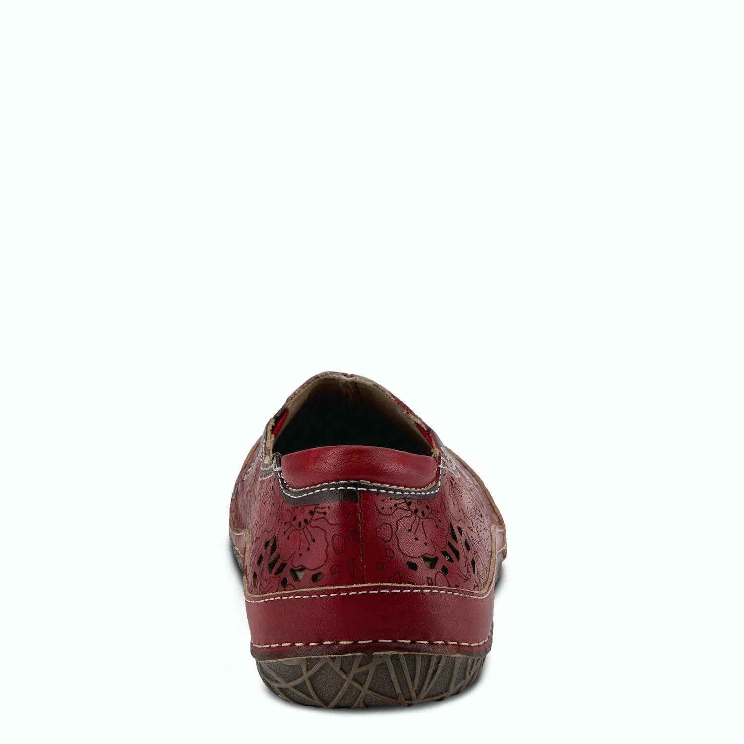 Libora Etched Loafer in Red