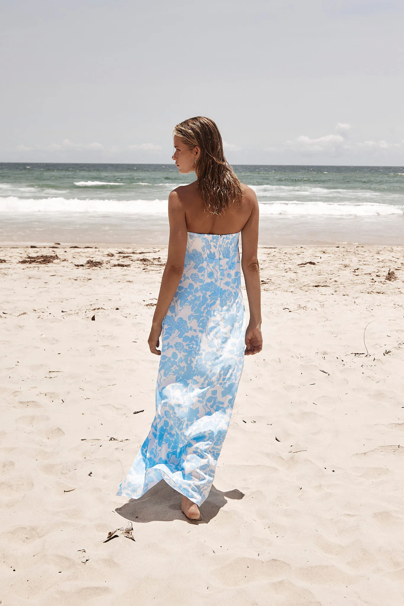 Marseille Maxi Dress (Blue)