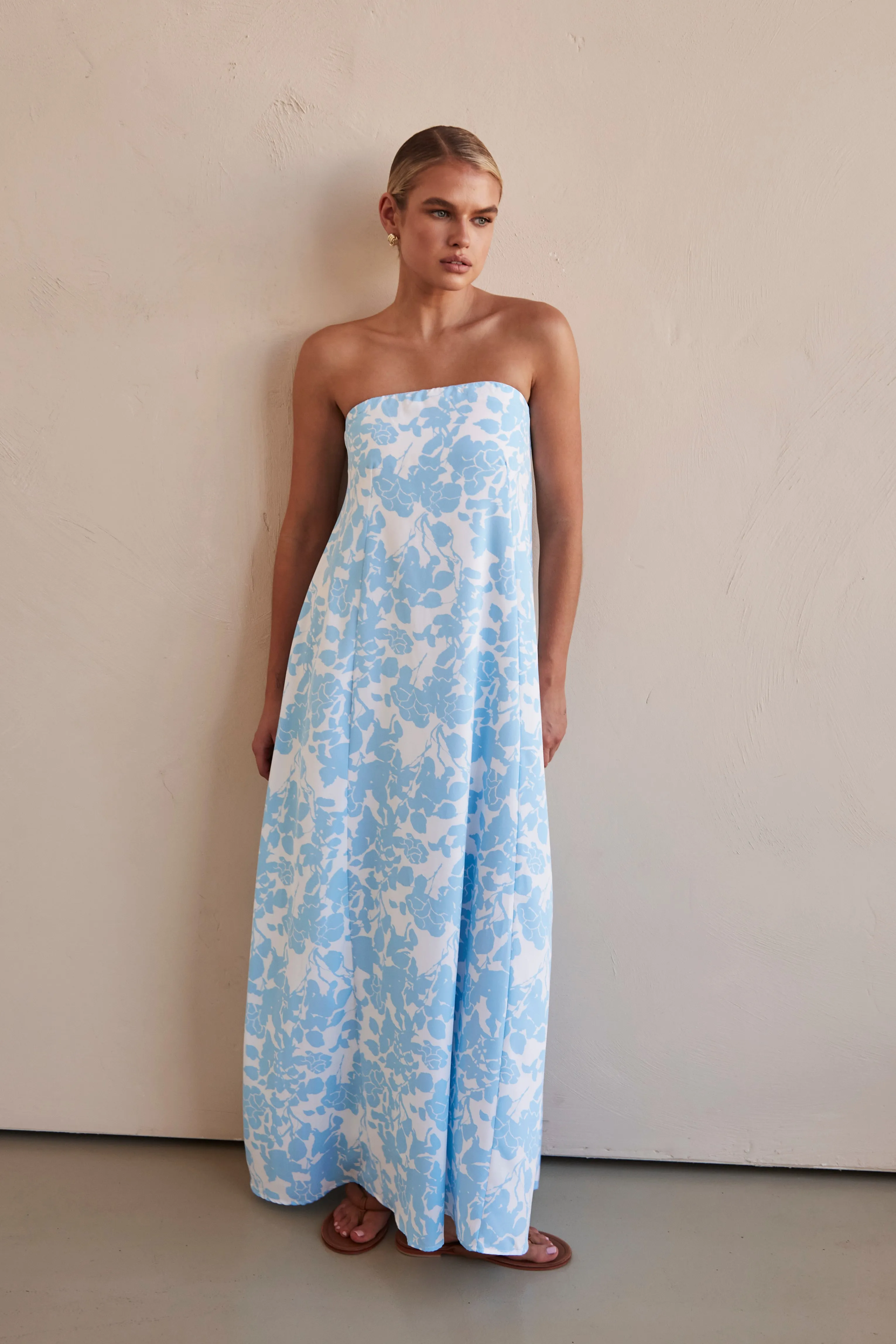 Marseille Maxi Dress (Blue)