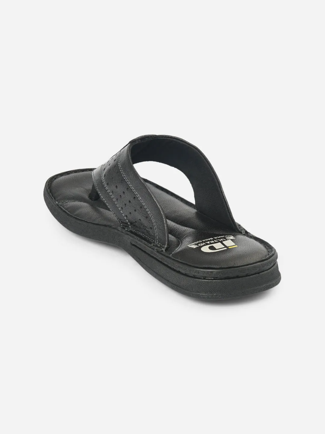 Men's Black Thong Casual Sandal (ID4064)