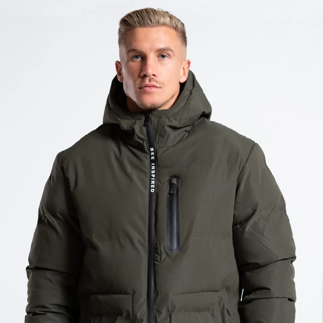 Merge Longline Jacket - Khaki