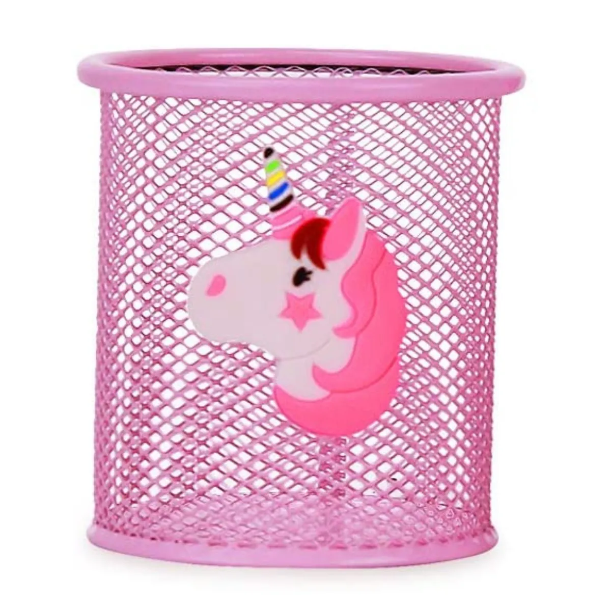 Mesh Pen Stand - Pink