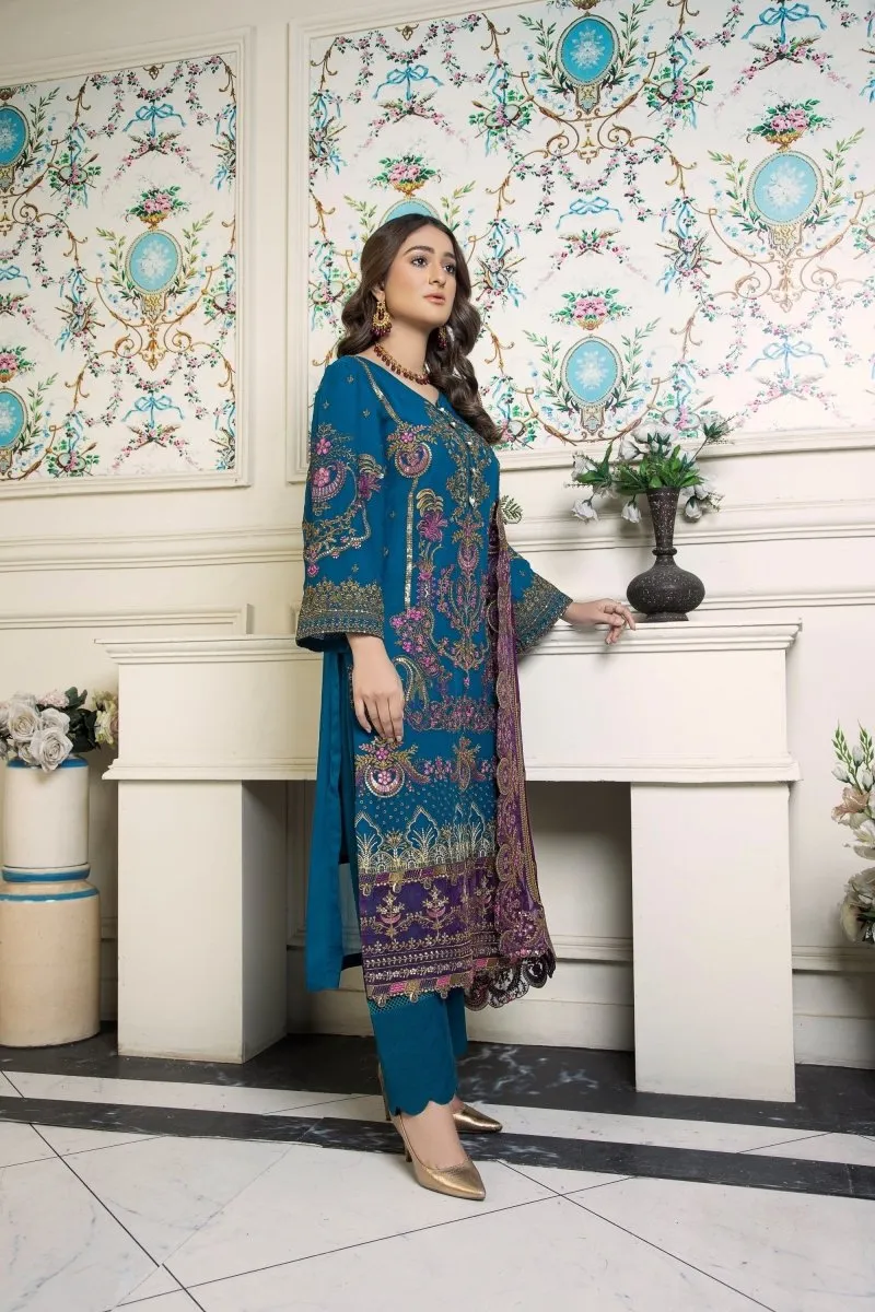 Mihrimah Embroidered Chiffon Party Wear MIH57