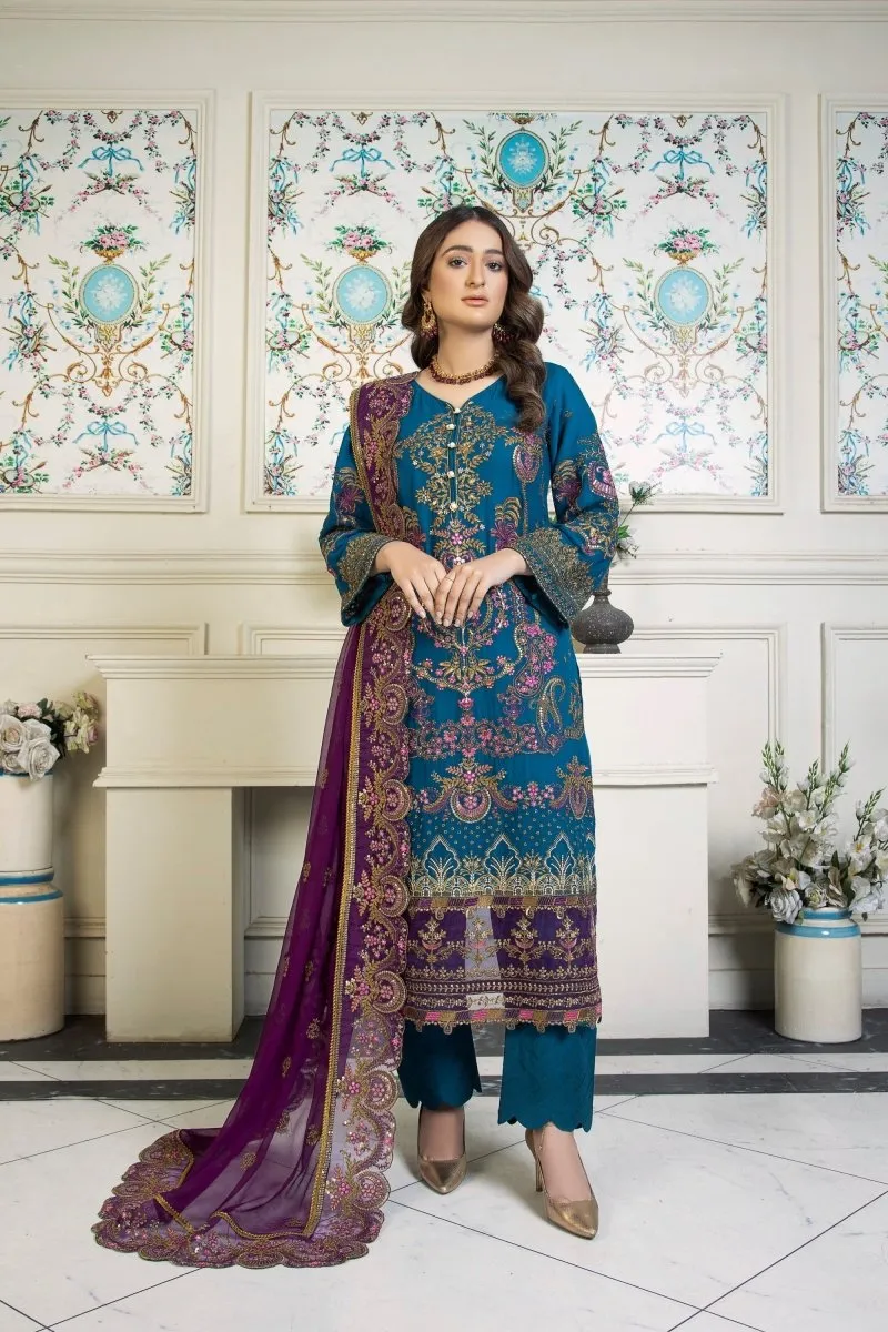 Mihrimah Embroidered Chiffon Party Wear MIH57