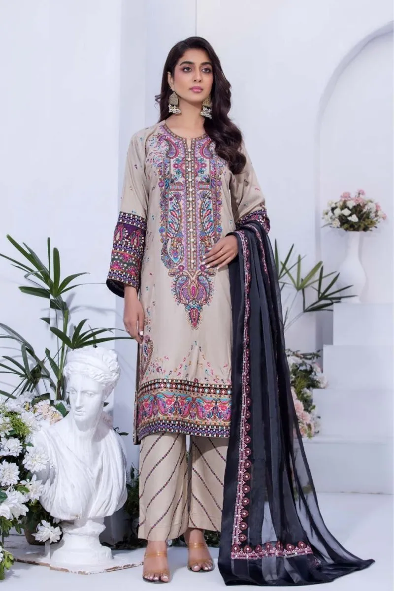 Munira Embroidered Viscose Pakistani Suit MUN550