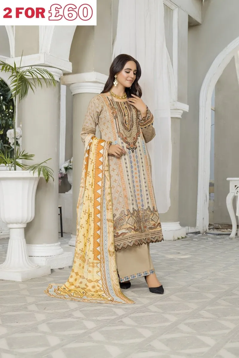 Munira Lawn 3 Piece Suit MUN483