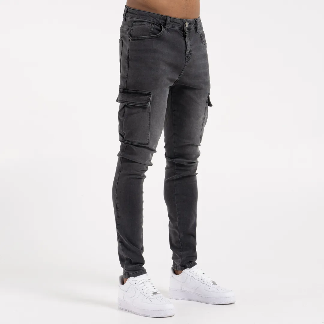 Muric Slim Fit Jeans - Washed Black