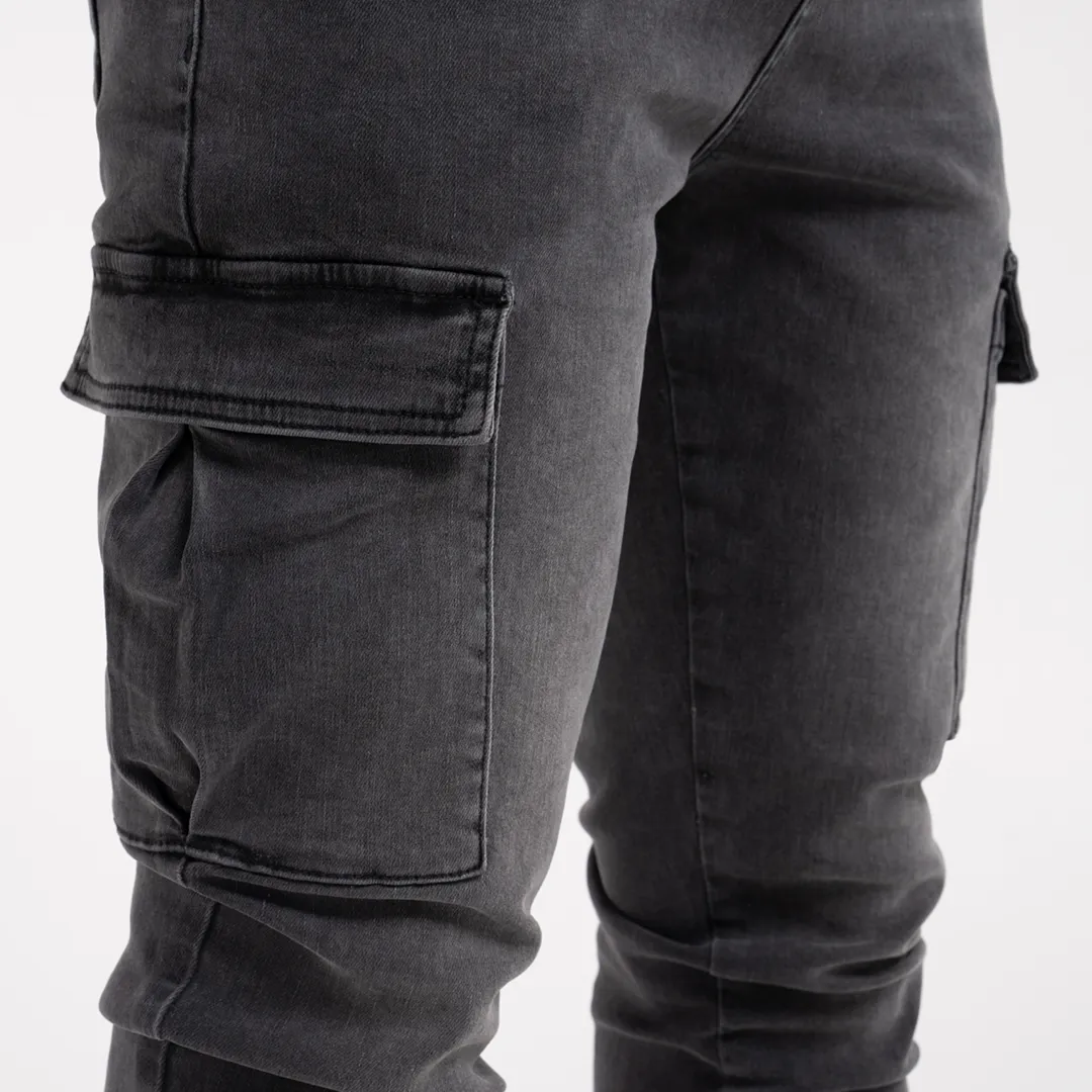 Muric Slim Fit Jeans - Washed Black