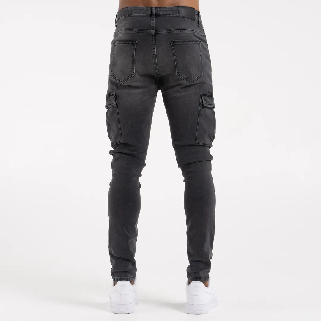 Muric Slim Fit Jeans - Washed Black