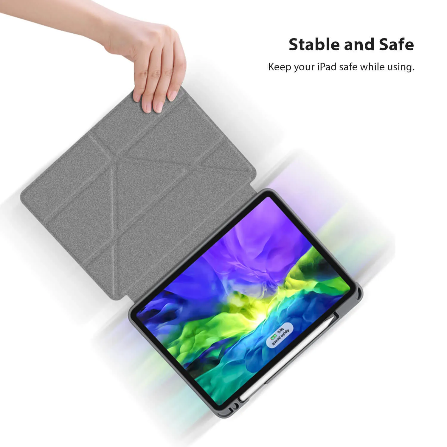 Mutural iPad Pro 2022 / 2021 / 2018 11'' Smart Cover Kingkong Case Blue