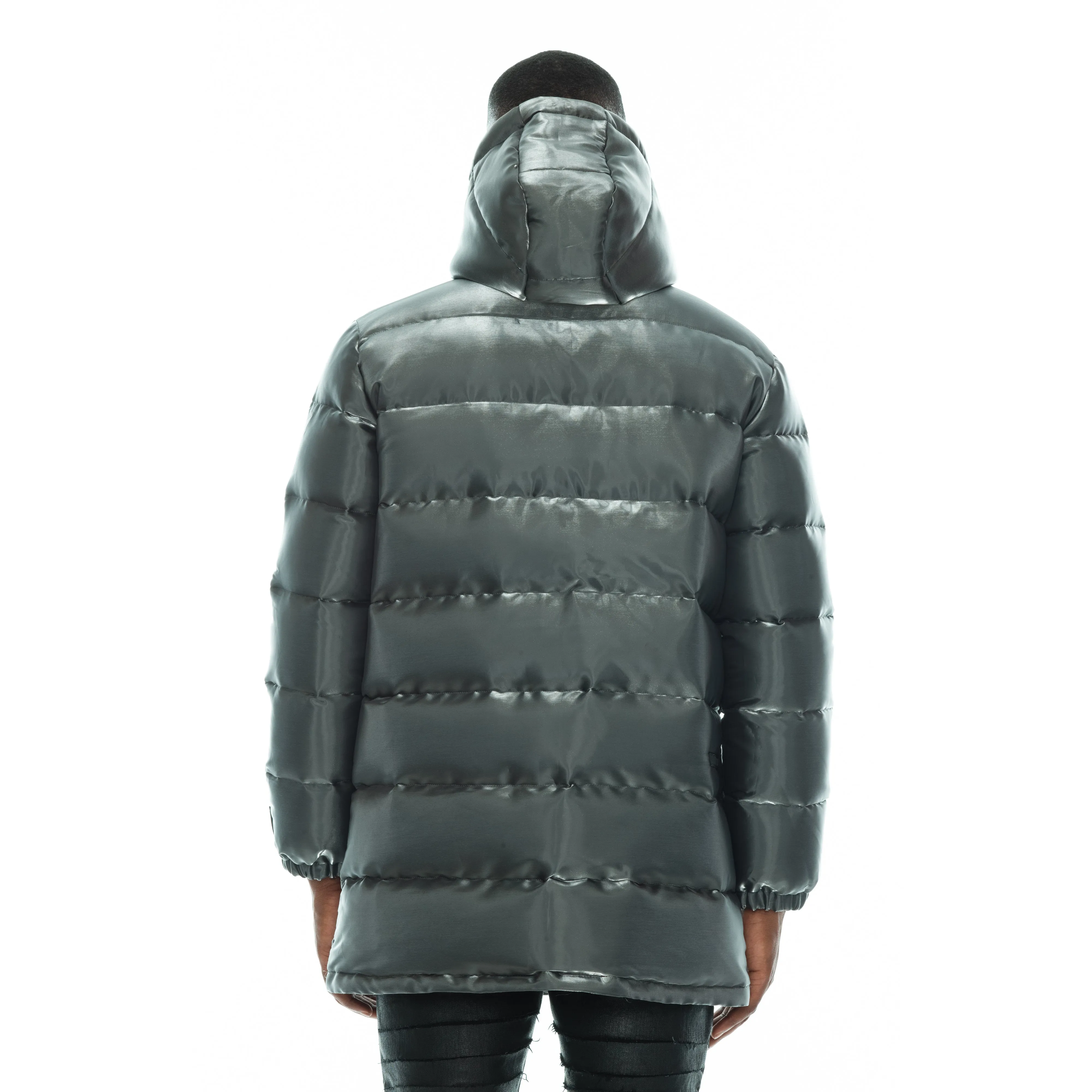 NYLON PUFFER 3/4 IN SILVER