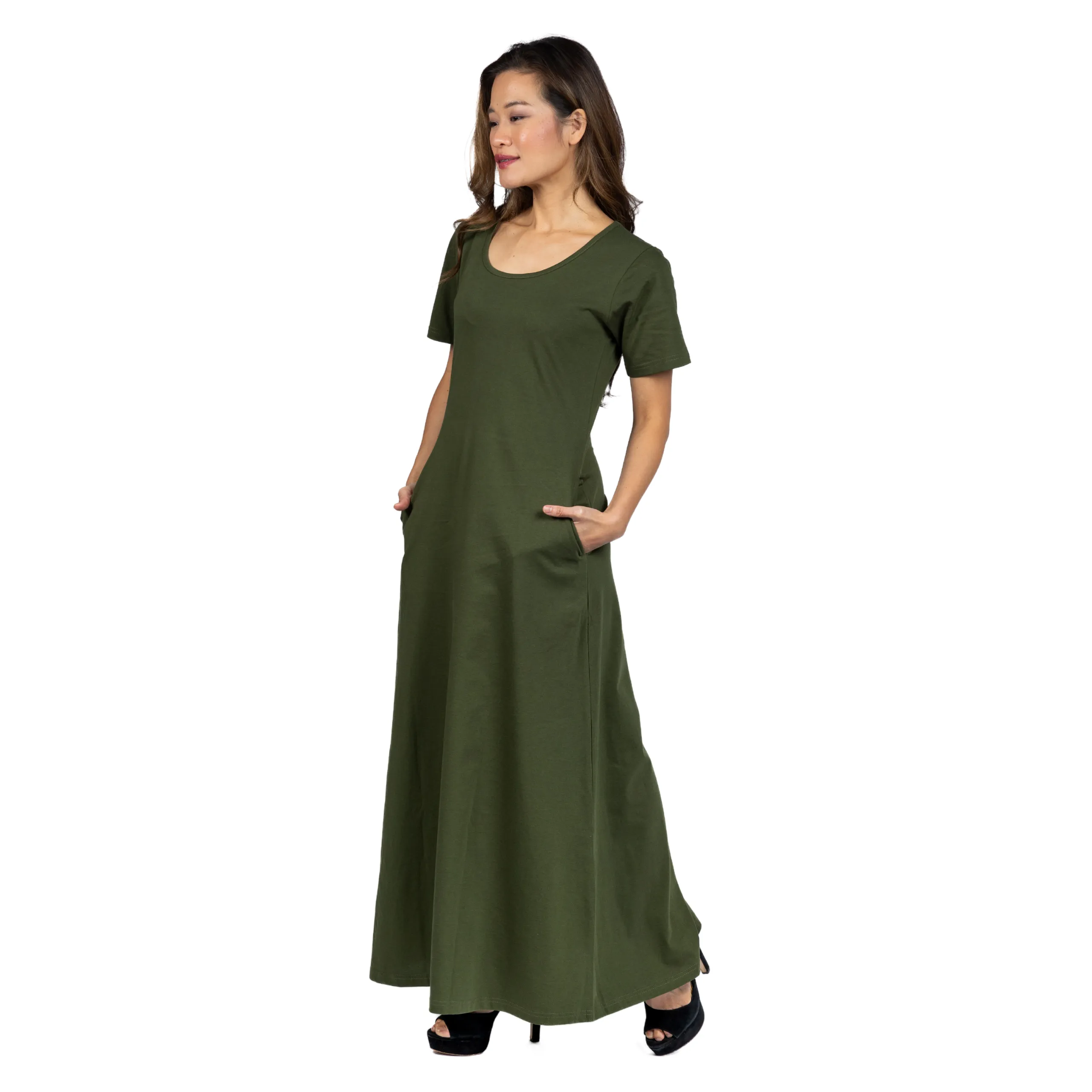 Olive Maxi Dress