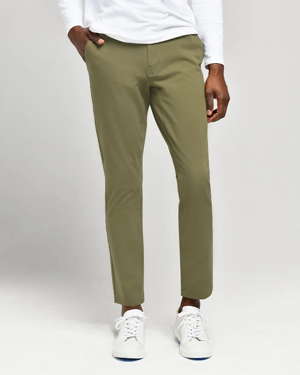 Olive | Tech Chino Pants (Slim)