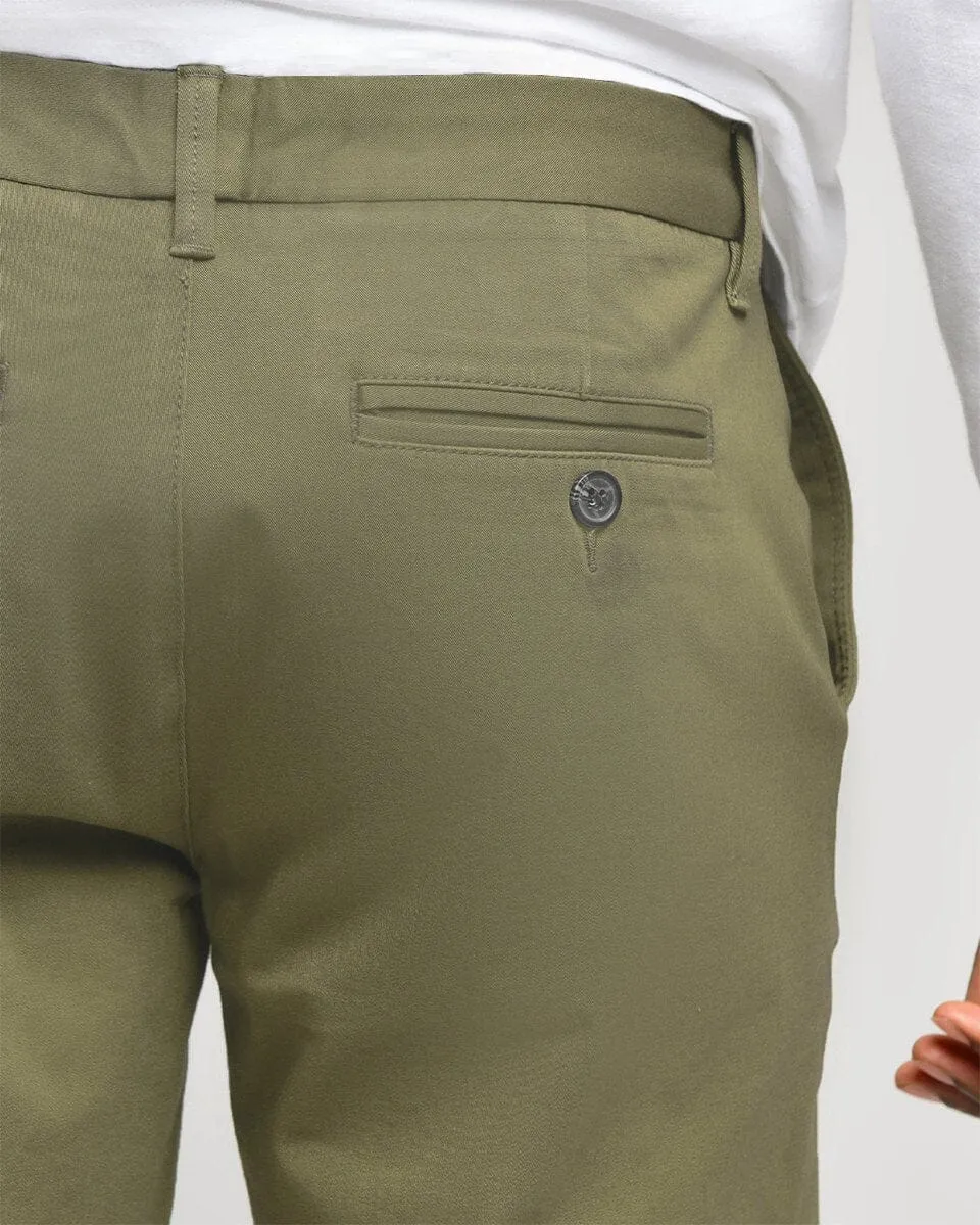 Olive | Tech Chino Pants (Slim)