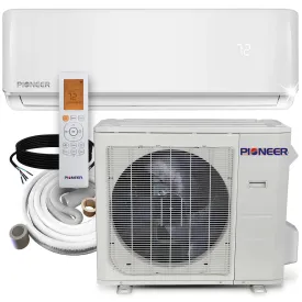 Pioneer® 36,000 BTU 17.5 SEER2 Ductless Mini-Split Inverter  Air Conditioner Heat Pump System Full Set 230V