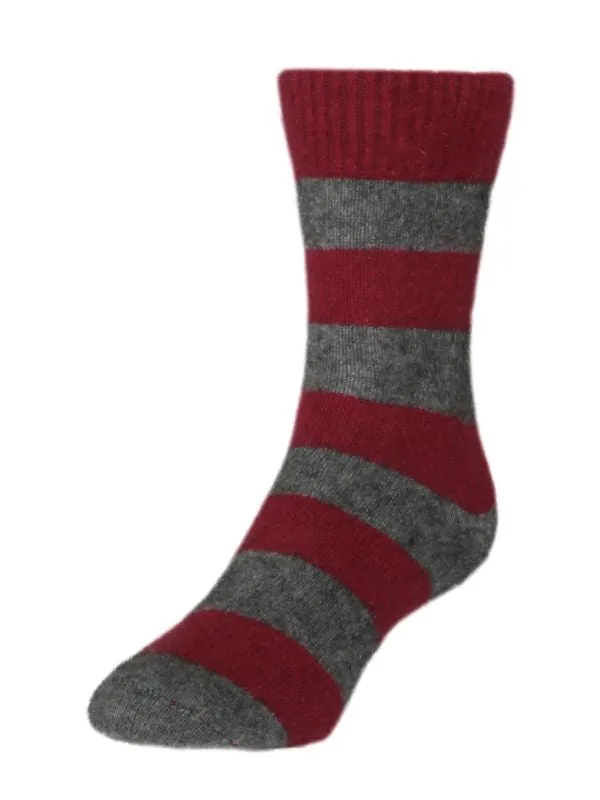 Possum Merino Striped Casual Sock